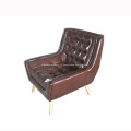 Fauteuil design en cuir confortable